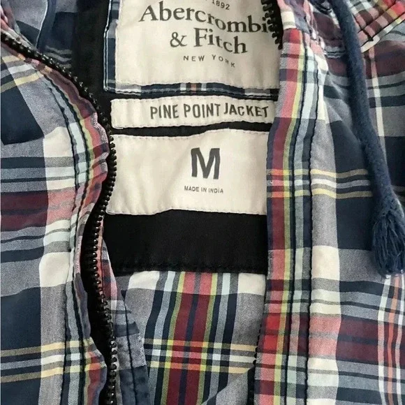 Vintage Abercrombie & Fitch Pine Point 90s Hooded Coat Jacket Size Medium - Picture 7 of 11